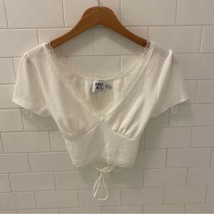 princess polly drey top in white